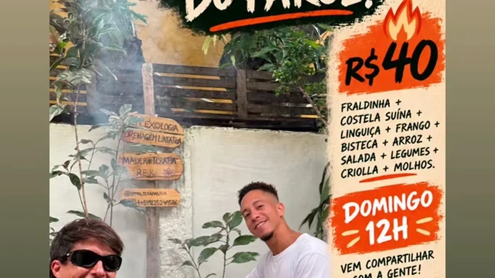 DOMINGO NO CHURRASCO
